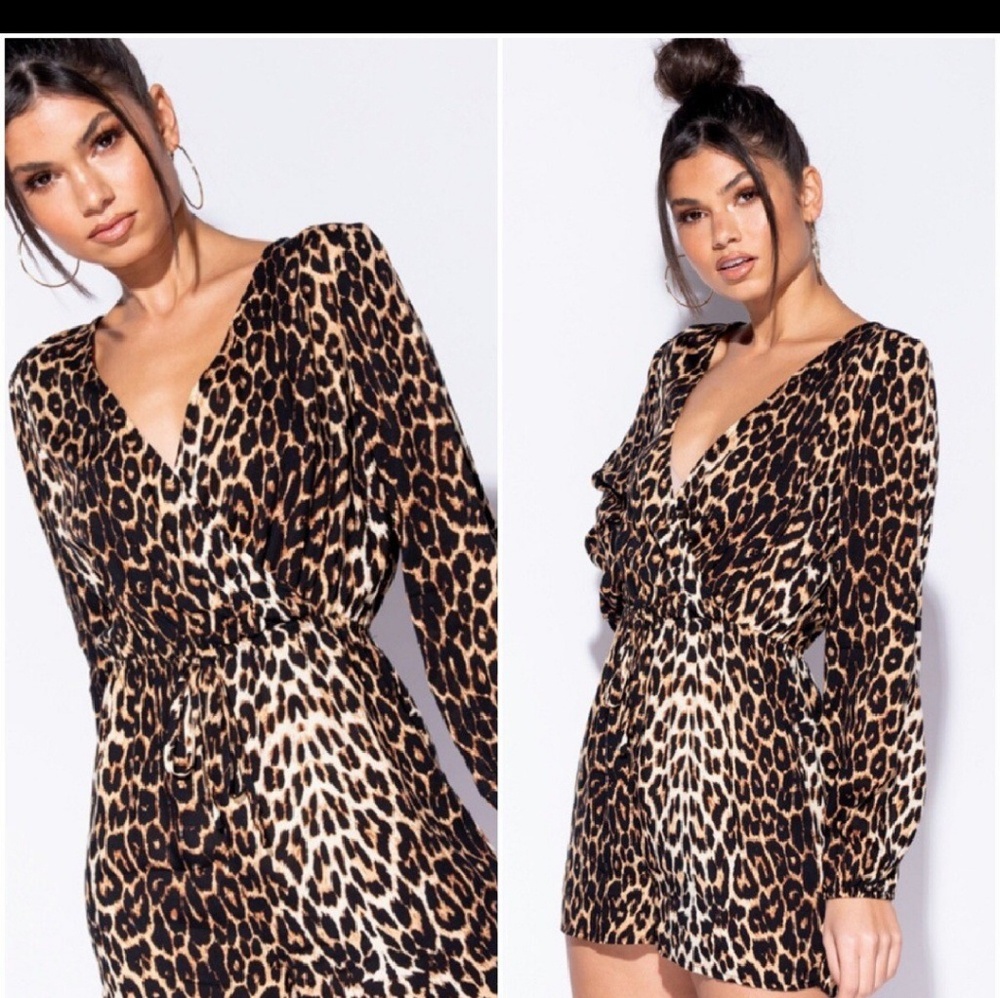 Leopard print romper - Picture 2 of 2